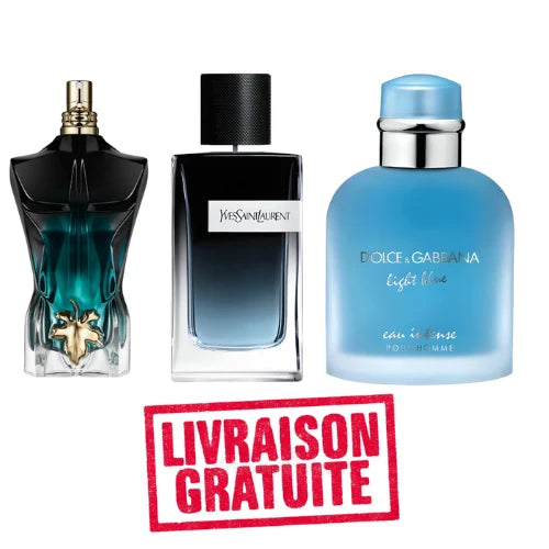 PACK 10ML LE BEAU LE PARFUM + 10ML YSL EDP + 10 ML Light Blue Eau Intense Pour Homme Dolce&Gabbana