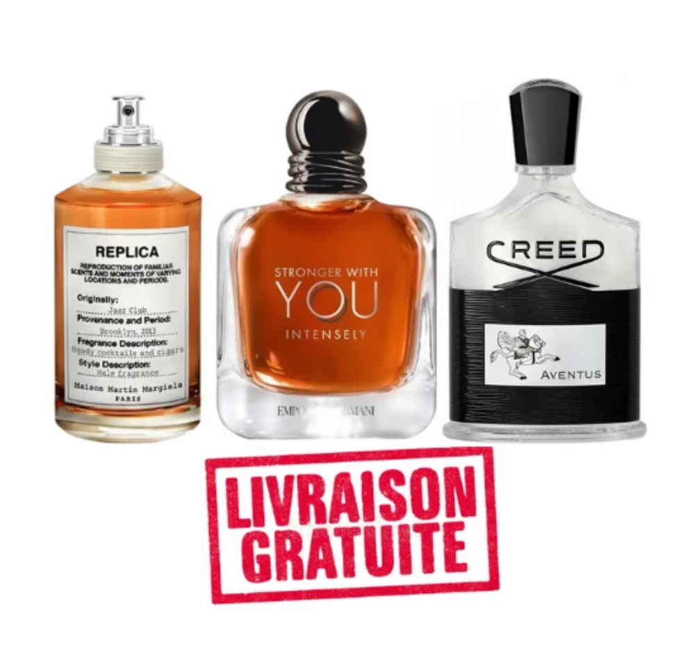 Pack 10ml Jazz Club Replica + 10ml You Intensely + 10ml Creed Aventus